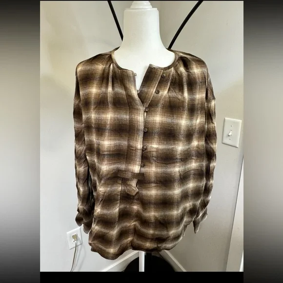 Zara plaid blouse - Picture 11 of 13